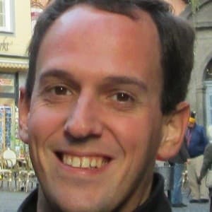 Portrait of Wout Joseph smiling outdoors Portrait of Wout Joseph smiling outdoors