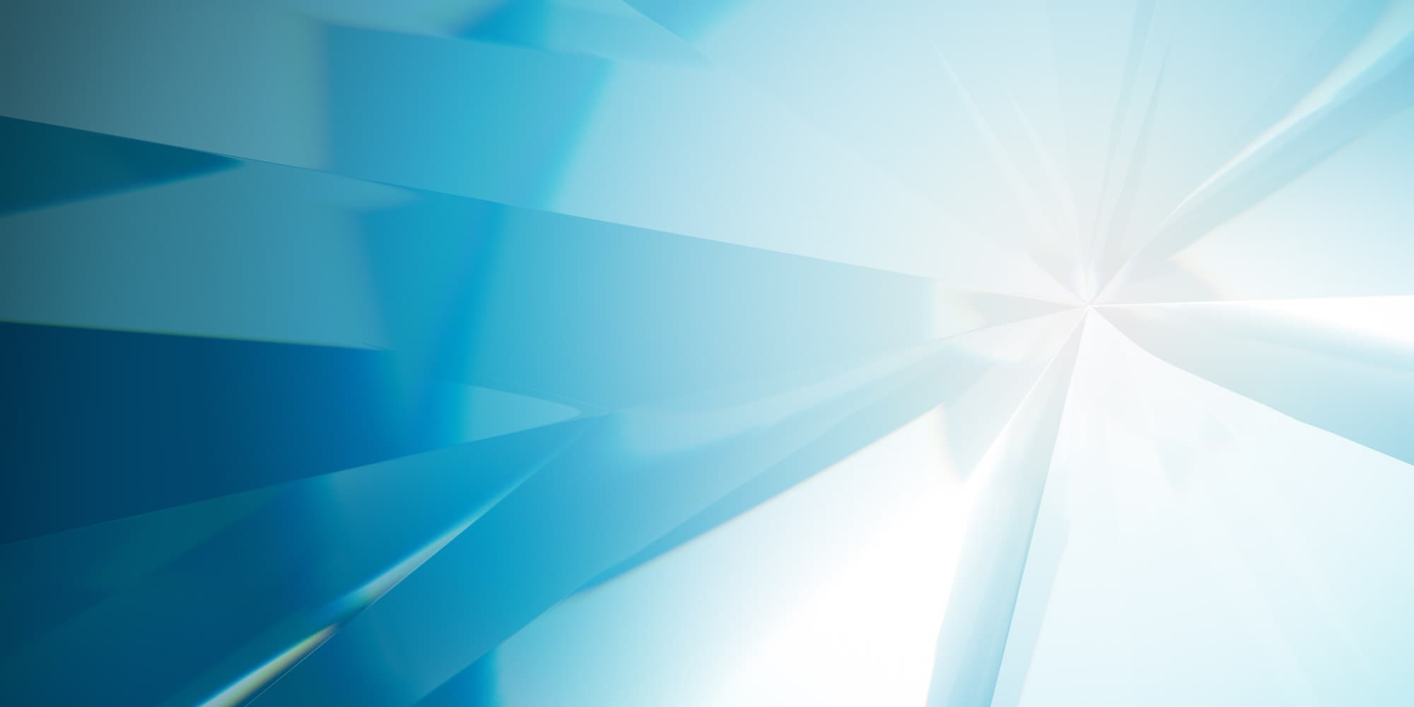 Abstract blue and white geometric light rays Abstract blue and white geometric light rays converging toward the right