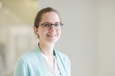 Eszter_1 Portrait of Eszter Voroshazi, group leader of PV module and system activities at imec