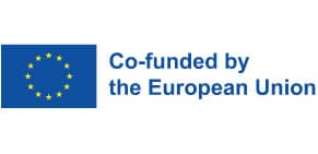 European Union flag with Co-funded by the European Union text
