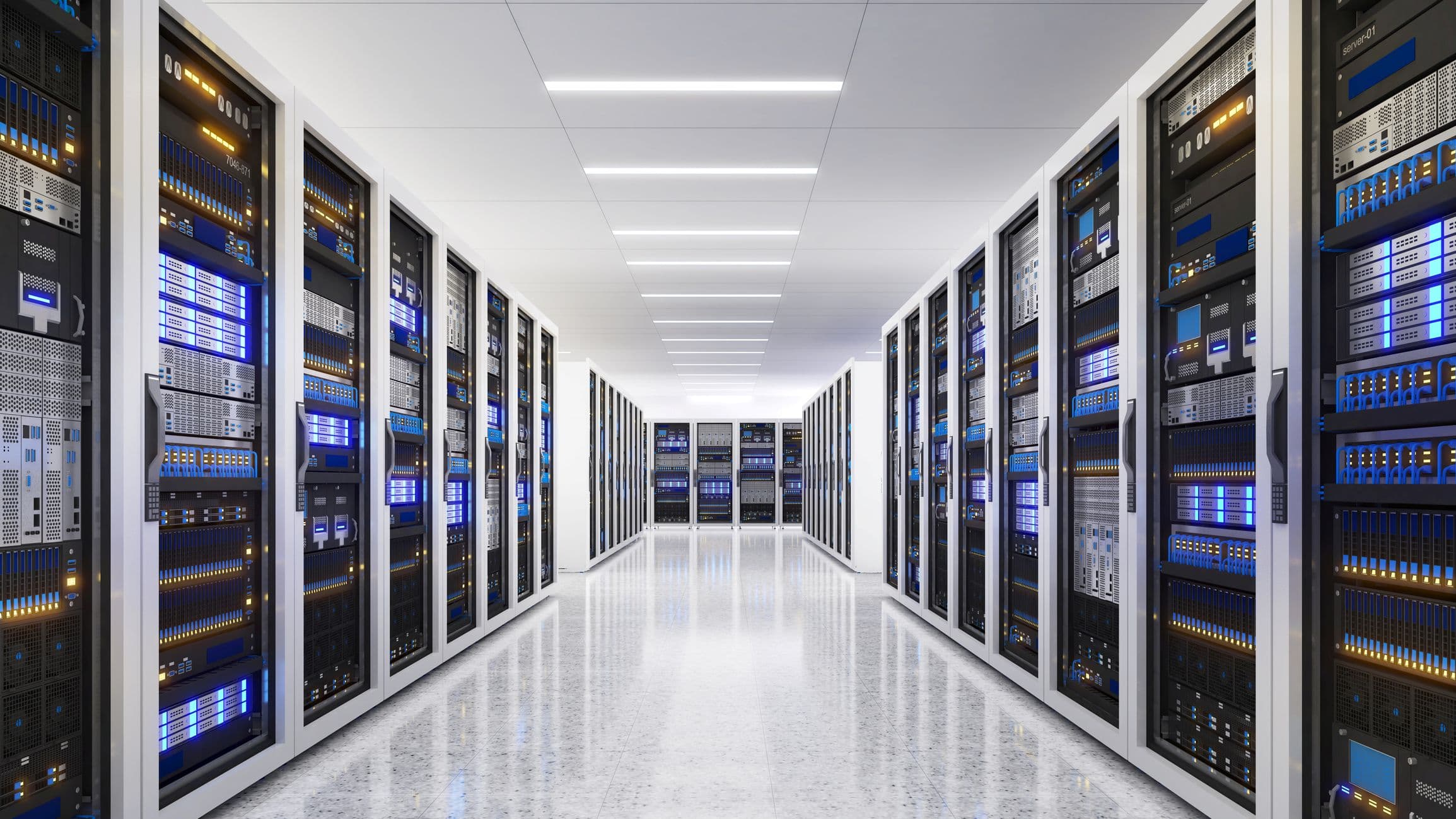 GPU%20vs%20ASIC%20AI%20datacenter AI datacenter corridor lined with illuminated server racks
