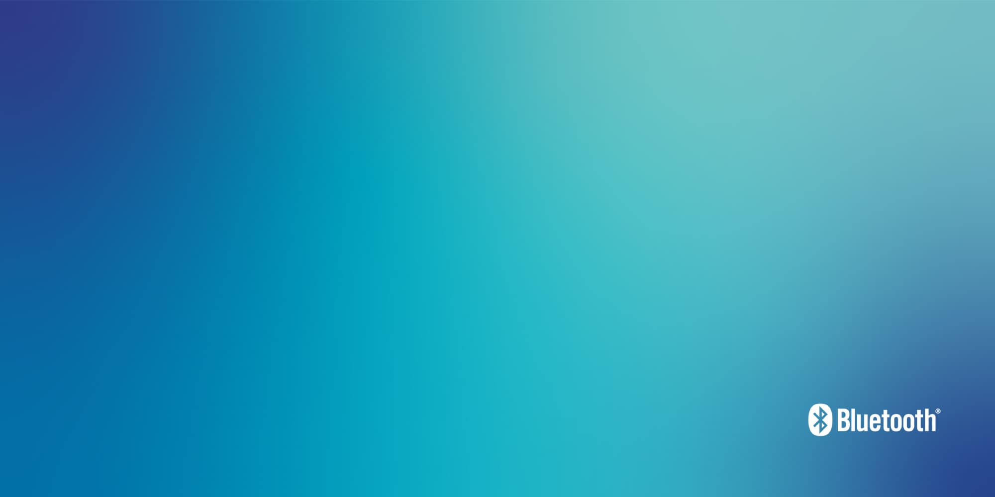 Highly-accurate-and-secure-distance-measurement-using-Bluetooth-Low-Energy-technology-header Blue-to-teal gradient background with the Bluetooth logo in the lower right