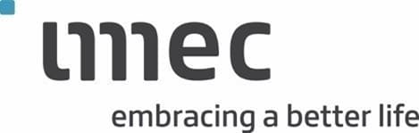 imec-logo imec-logo met de slogan "een beter leven omarmen"