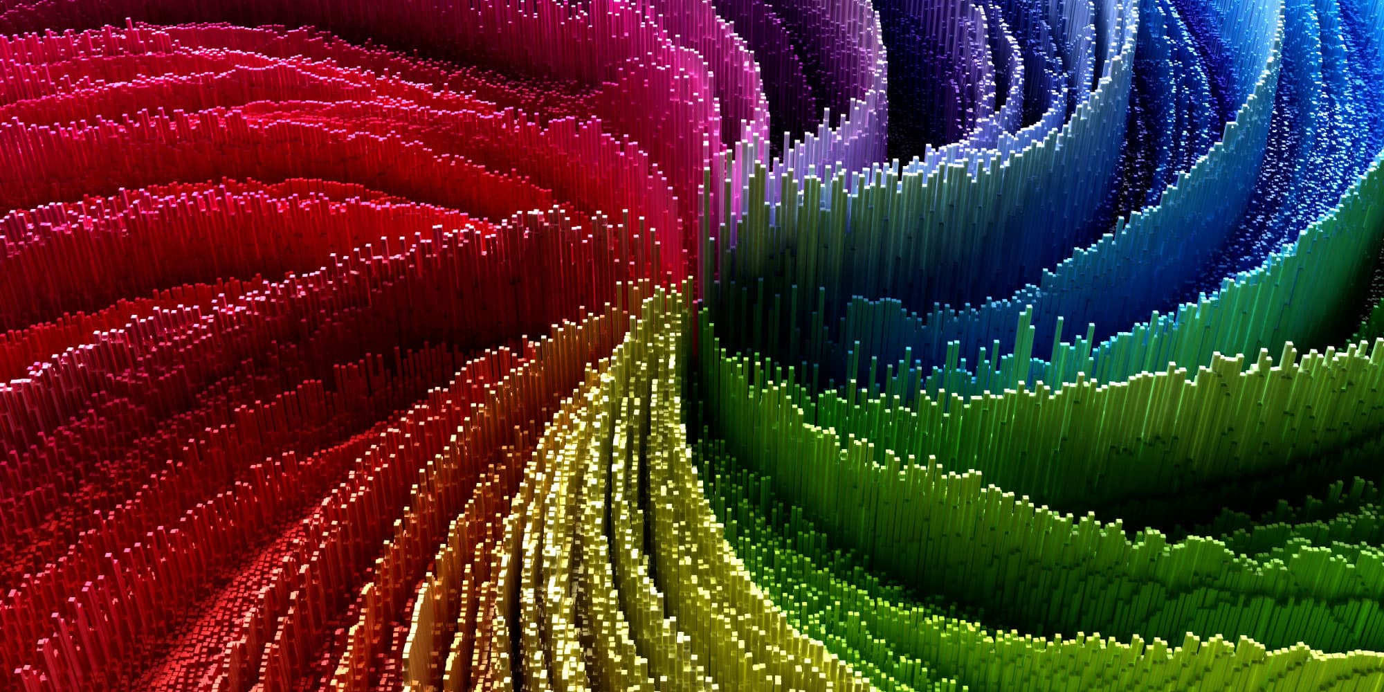 imec-magazine-10-image-sensor_1 Abstract rainbow waves of vertical bars forming a colorful sensor-like pattern