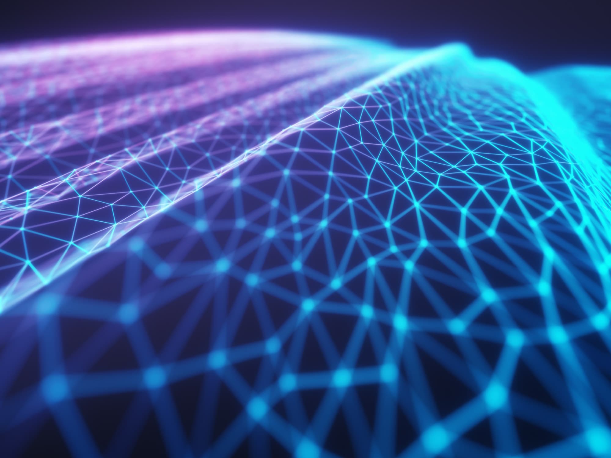 imec-magazine-jan-neuro_1 Abstract blue and purple wireframe landscape with glowing connected nodes