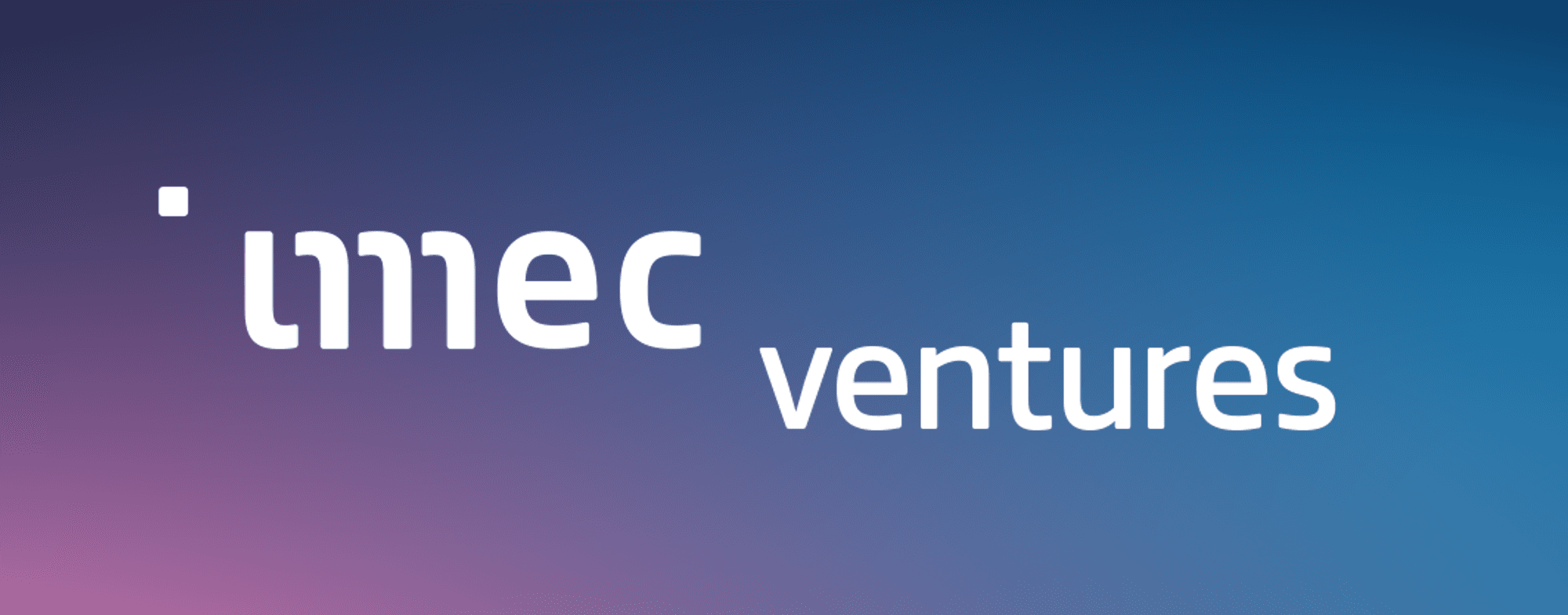 imec.ventures imec.ventures logo on a blue-purple gradient background
