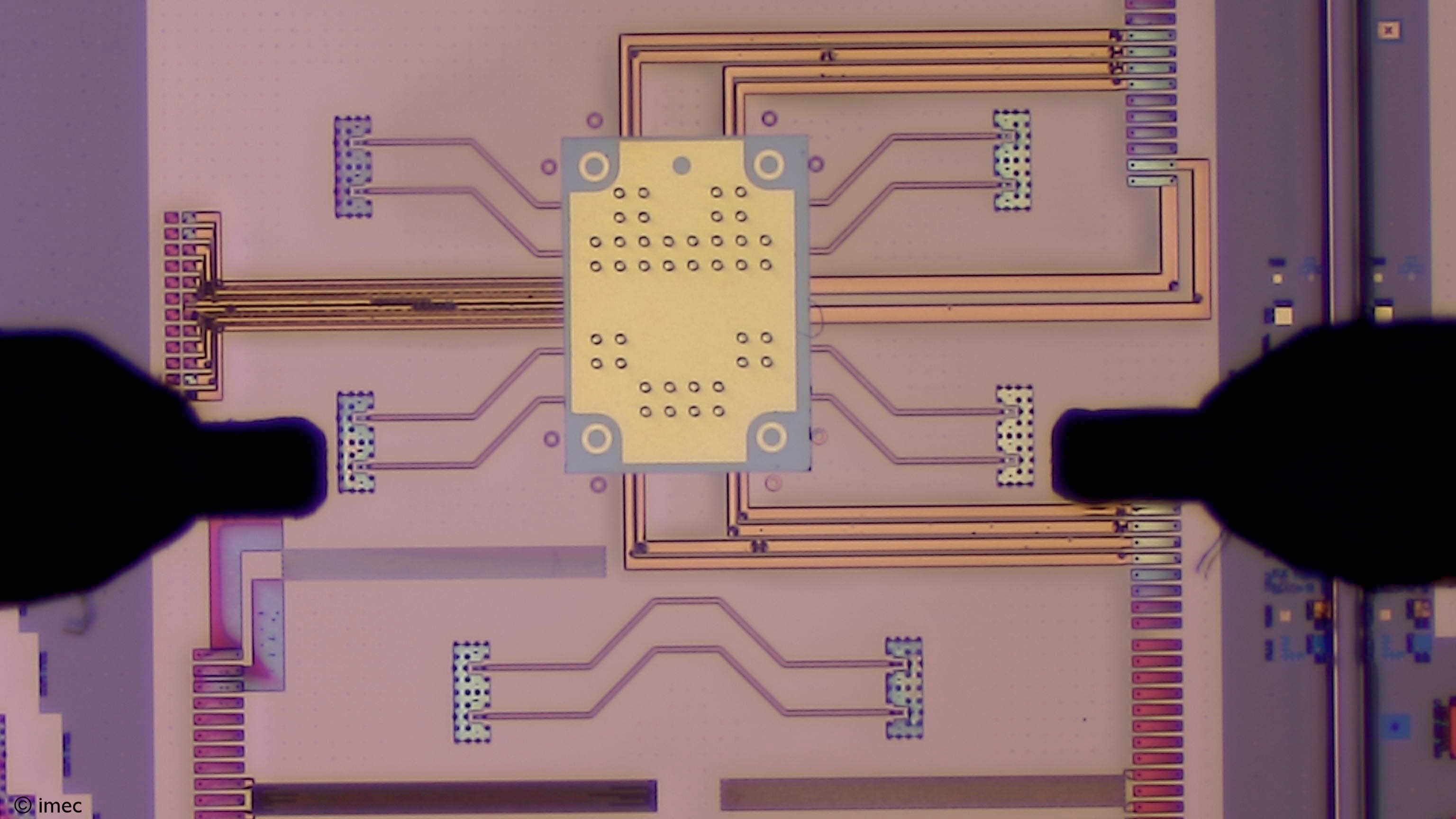 InP%20power%20amplifier%20chiplet InP power amplifier chiplet mounted on an RF silicon interposer