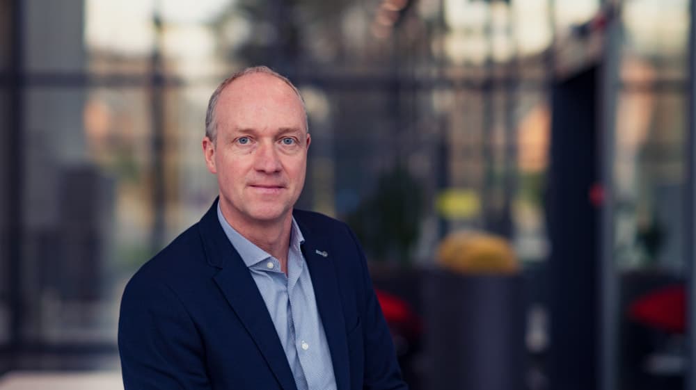 Jo-de-boeck Jo De Boeck, executive vice president and CSO at imec, in a portrait against a blurred background