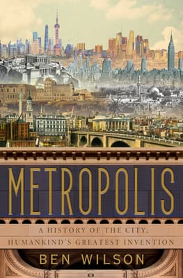 Metropolis Boekomslag van Metropolis met een collage van stadsgezichten en historische gebouwen