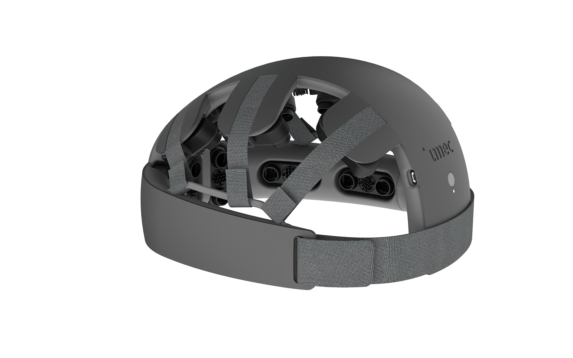 optical-and-electrical-headset imec EEG research headset with optical and electrical sensors and adjustable straps