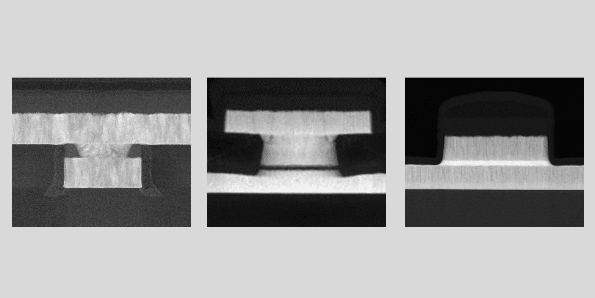 PR%20Superconducting%20header Three grayscale cross-section microscope views of superconducting device structures