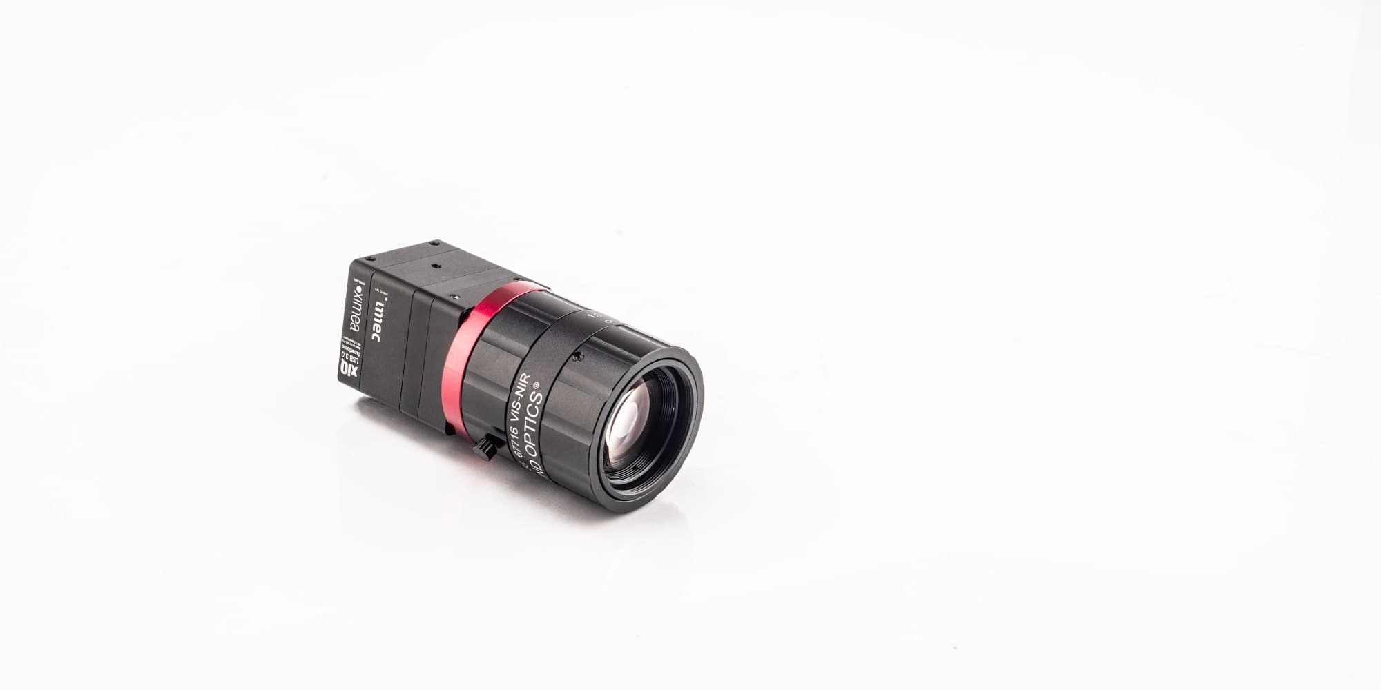ximea-press-release XIMEA industrial camera with lens on a white background